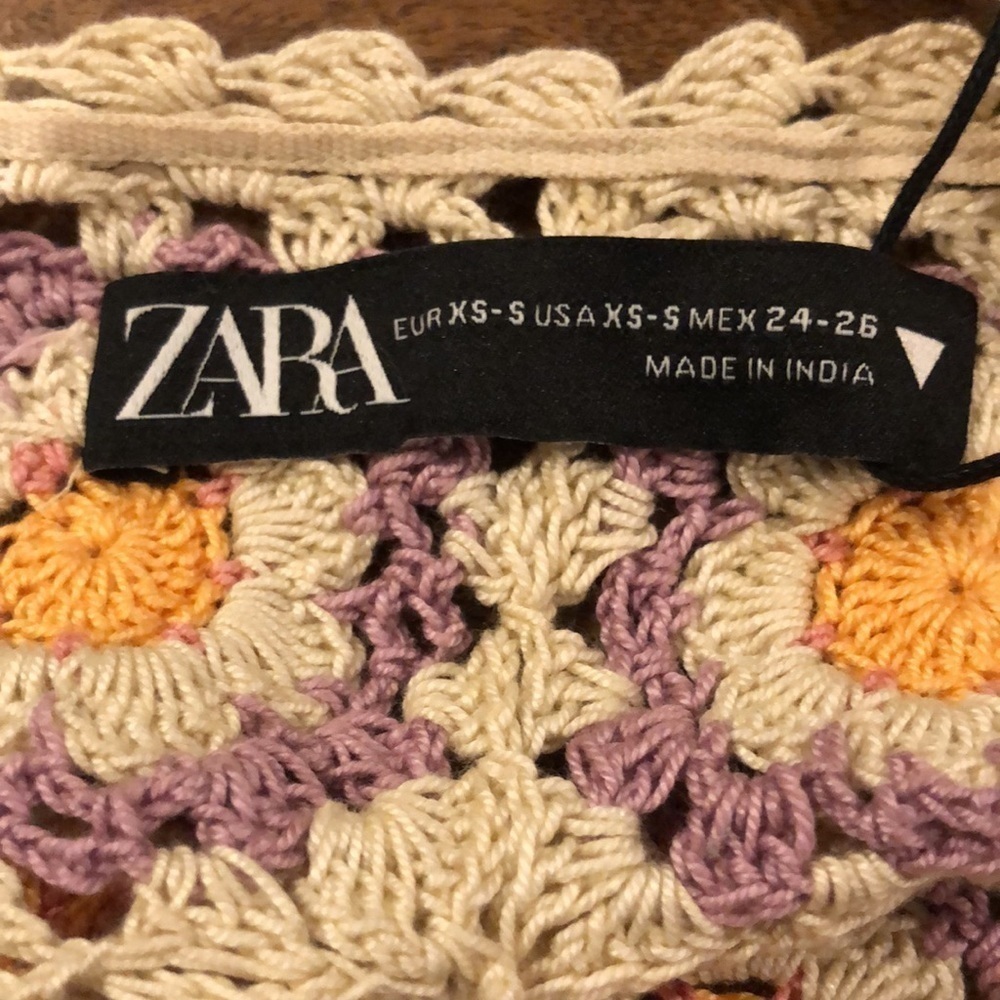 Zara Crochet Daisy Top XS/S - Picture 11 of 11